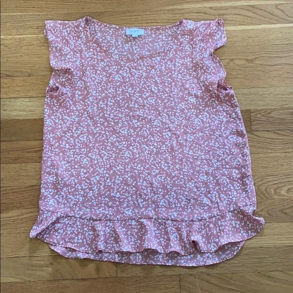 LOFT Tops - [Loft] ruffle sleeve blouse